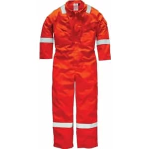 Dickies FR5402 Pyrovatex Coverall 350GSM Orange 46"R