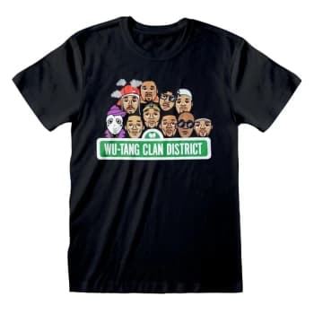 Wu-Tang Clan - Street Unisex Large T-Shirt - Black
