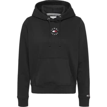 Tommy Jeans Logo Hoodie - Black