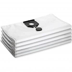 Karcher Fleece Filter Dust Bags Pack of 5 for NT 40/1 Vacuum Cleaners Pack of 5