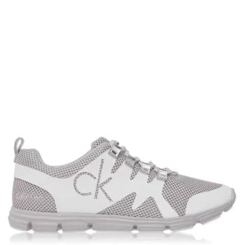 Calvin Klein Jeans Murphy LT Trainers - Silver/White