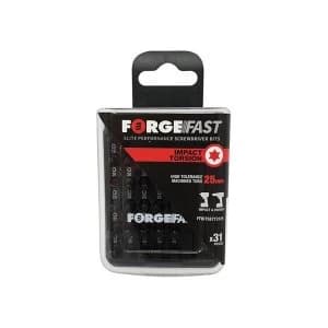 ForgeFix ForgeFast TORX Compatible Impact Bit Set, 31 Piece