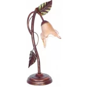 Ania Table Lamp Brown, 1x E14