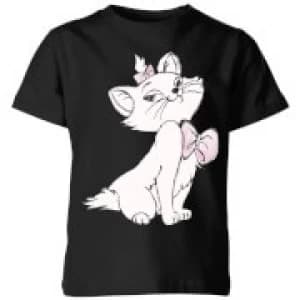 Disney Aristocats Marie Kids T-Shirt - Black - 11-12 Years
