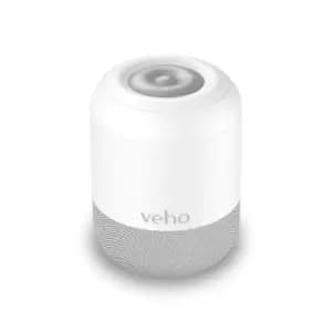 Veho MZ-S Portable Bluetooth Wireless speaker - White/Grey