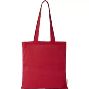 Bullet Orissa Organic Cotton Tote Bag (One Size) (Red)