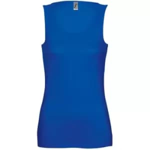 SOLS Womens/Ladies Jane Sleeveless Tank / Vest Top (S) (Royal Blue)