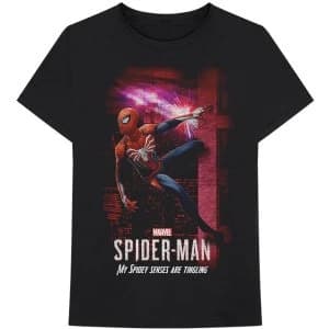 Marvel Comics - Spider 3 Spidey Senses Unisex Large T-Shirt - Black