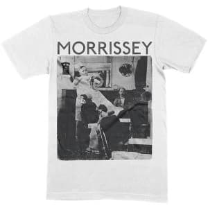 Morrissey - Barber Shop Unisex Large T-Shirt - White