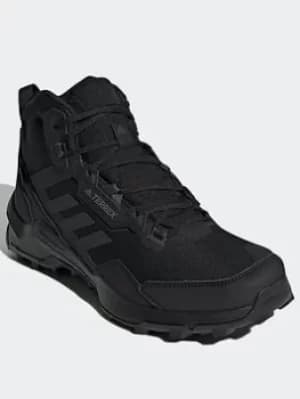 adidas Terrex Ax4 Mid Gore-tex Hiking Shoes, Black/Grey, Size 10.5, Men