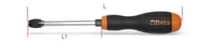 Beta Tools 851 SR Quick Release 1/4" Drive Bit Holder L: 230mm L1: 110mm