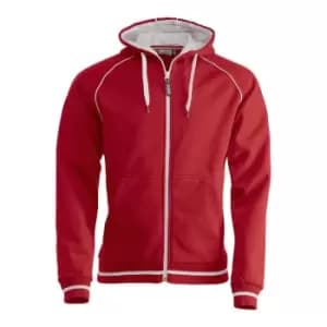 Clique Mens Gerry Hooded Jacket (M) (Red)