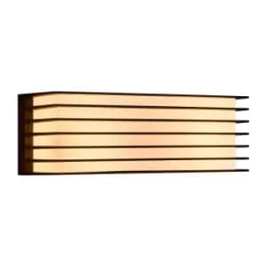 Fluctus Outdoor Modern Wall Lamp Black IP44 E27