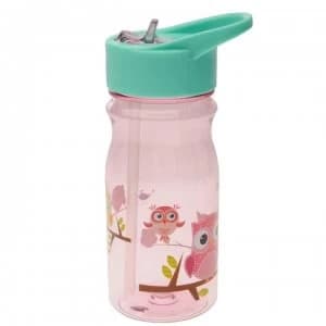 Tritan Tritan Water Bottle - Pink/Mint Owls