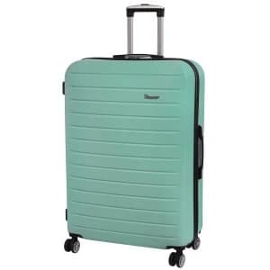 IT Luggage Legion 8 Wheel Single Expander Hard Shell Large Beach Glass Suitcase