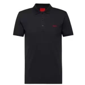 Hugo Dinos Short Sleeve Polo Shirt - Black