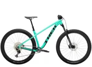 2022 Trek Roscoe 7 Hardtail Mountain Bike in Miami Green and Trek Black