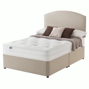 Silentnight Mirapocket 1200 Which Best Buy 135cm Non Storage Divan Set - Sandstone