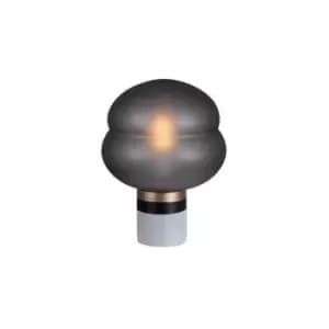 Areteou Table Light 1x E27 Max 20W Black-Glass