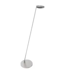 Turound Reading Lamp Steel Brushed, Tara Clear Grey