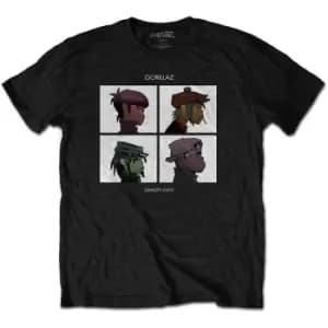 Gorillaz - Demon Days Unisex Large T-Shirt - Black