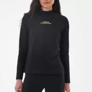 Barbour International Benson Logo Cotton-Blend T-Shirt - UK 18