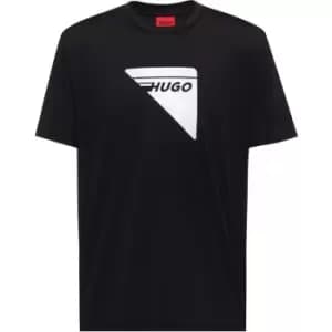 Hugo Dagile T Shirt - Black