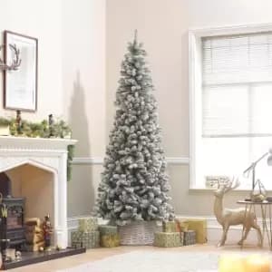 The Winter Workshop - 5ft Snowy Balsam Fir Artificial Christmas Tree