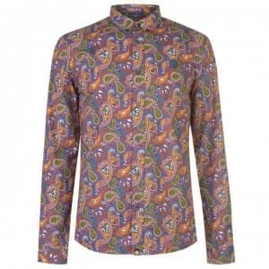 Pretty Green Sleeve Shirt - Vintage Paisley