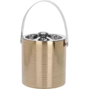 Excellent Houseware SS DblWallIceBucket24 - Gold