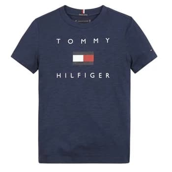 Tommy Hilfiger FROUI boys's Childrens T shirt in Blue - Sizes 8 years,10 years,12 years
