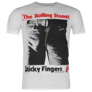 Official Rolling Stones T Shirt - Sticky Fingers