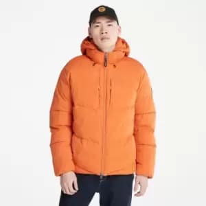 Timberland Neo Summit Hooded Jacket For Men In Brown Orange, Size L