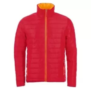 SOLS Mens Ride Padded Water Repellent Jacket (L) (Red)