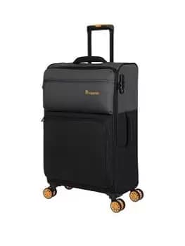 IT Luggage Duo Tone Medium Pewter/Black 8 Wheel Suitcase