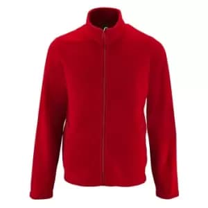 SOLS Mens Norman Fleece Jacket (L) (Red)