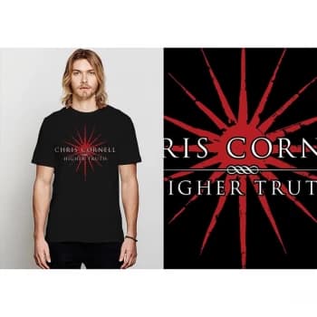 Chris Cornell - Higher Truth Unisex Large T-Shirt - Black