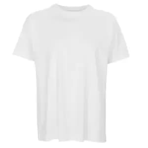 SOLS Womens/Ladies Boxy Organic Oversized T-Shirt (M) (White)