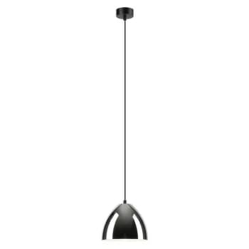 Lamkur Lighting - Mia Dome Pendant Ceiling Lights Chrome, 1x E27