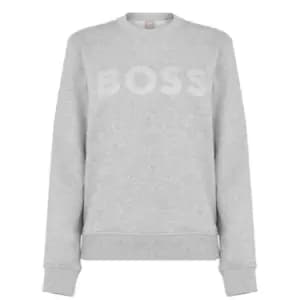 Boss Diamante Logo Sweatshirt - Grey