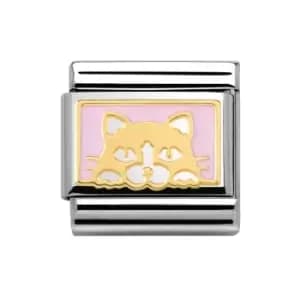 Nomination Classic La Vie en Rose Pink Cat Charm