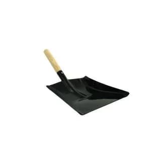 Metal Hand Shovel 9" with Wooden Handle Black HS.01 CX02459