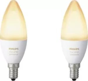 Philips Lighting Hue LED light bulb (pack of 2) EEC: A+ (A++ - E) White E14 5.5 W Warm white