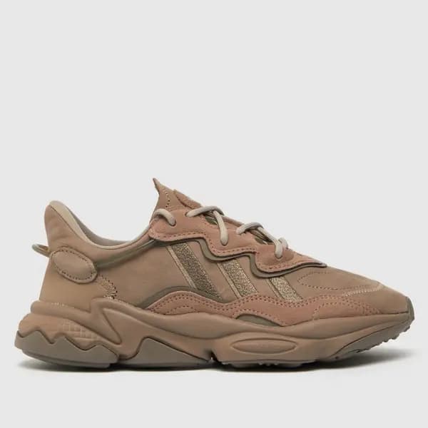 adidas ozweego trainers in light brown