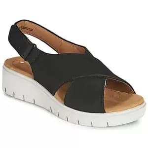 Clarks UN KARELY SUN womens Sandals in Black,5,5.5,7,8,6,3,4,5,6