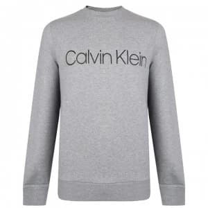 CALVIN KLEIN Logo Sweatshirt - Grey Heather