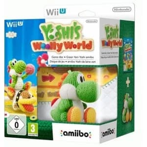 Yoshis Woolly World with Green Yarn Yoshi Amiibo Wii U Game