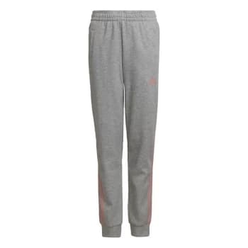 adidas 3-Stripes Tapered Leg Tracksuit Bottoms Kids - Medium Grey Heather / Wonder M