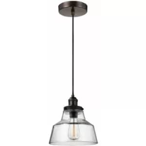 Ceiling Pendant Light Painted Aged Brass Finish Dark Weathered Zinc LED E27 60W