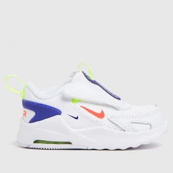 Nike White & Navy Air Max Bolt Trainers Toddler